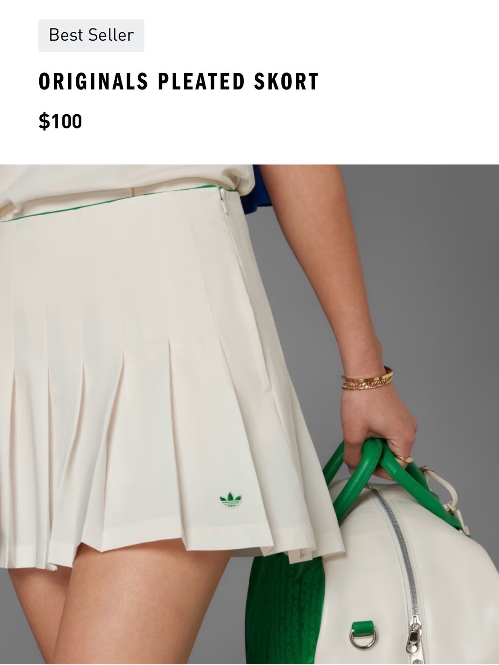 New - Adidas Golf / Tennis / Pleated Skirt - Picture 1 of 6